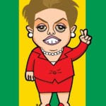 Dilma, em Caricatura de Fê Matos