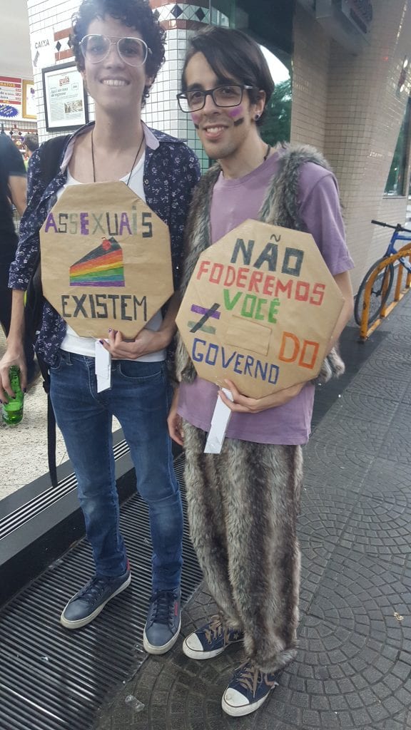 ASSEXUAIS, TAMBÉM PRESENTES NA pARADA gAY 2017. FOTO: MARLI GONÇALVES