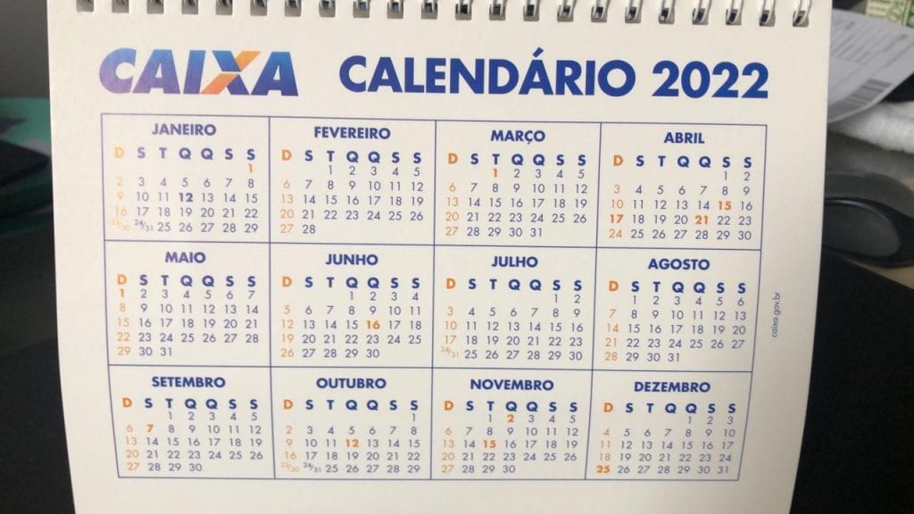 Calendário 2022