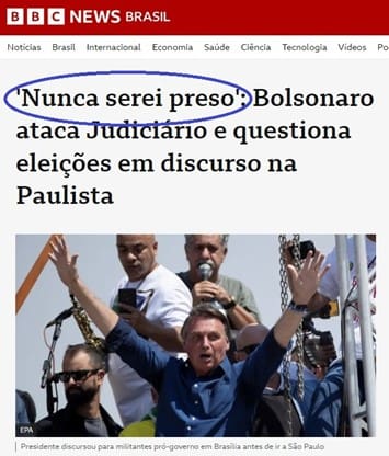 Nunca serei preso