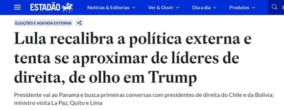 ABERTURA POLITICA EXTERNA