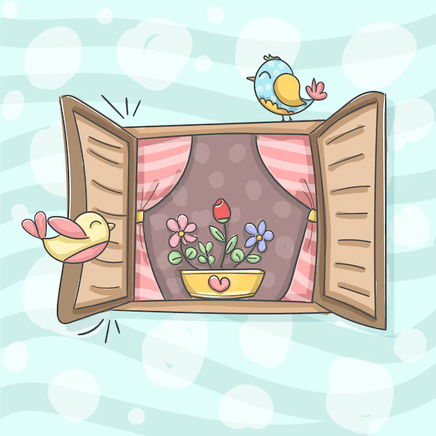 passarinho na janela