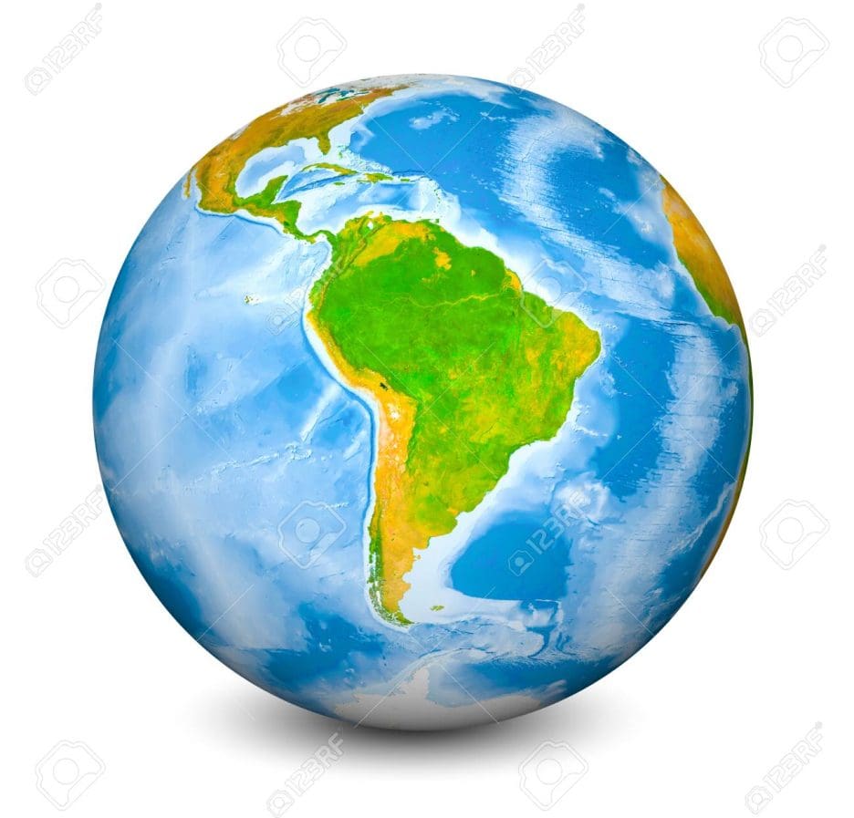 BRASIL - GLOBO TERRESTRE